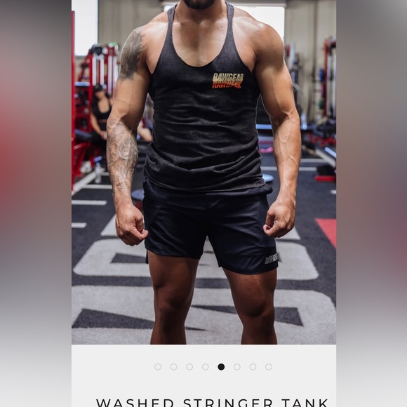 Raw Gear Washed Stringer Tank - Picture 2 of 7